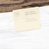 Universal Thread Women's High-Rise Jean Shorts 564088 White 12