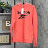 Reebok Men's Logo-Print Fleece Pullover Sweatshirt Hoodie