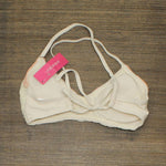 Xhilaration Juniors' Crochet Bralette Bikini Top AFU32T Off White S