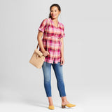 Isabel Maternity by Ingrid & Isabel Crossover Panel Skinny Crop Jeans