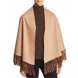 Max Mara Women's Fringed Cashmere Wrap with Leather Tassels