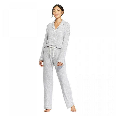 Stars Above Women's Perfectly Cozy Notch Collar Pajama Set
