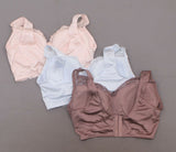 Rhonda Shear 3 Pack Betty Pin Up Bra With Removable Pads and Back Closure