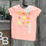 Cat & Jack Girls' 'Let the Sunshine' Short Sleeve Graphic T-Shirt