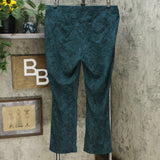 DG2 by Diane Gilman Women's Plus Size Patterned Ponte Boot Cut Pants