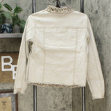 DG2 by Diane Gilman Women's Reversible Twill Denim Jacket