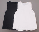 Jane and Bleecker Bleecker Women's 2 Pack Lounge Tank Tops Black / White Medium