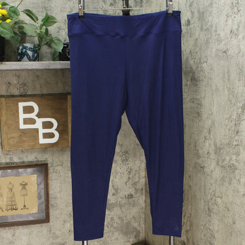 Cuddl Duds Women's Flexwear Leggings Patriot Blue XL