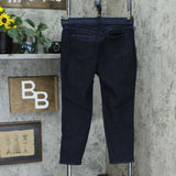 Susan Graver Petite High-Stretch Slim Leg Jeans With Applique