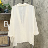 MarlaWynne WynneLayers Women's Plus Size Oversized Chiffon Blazer