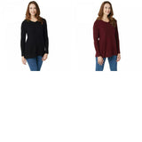 NWT Isaac Mizrahi Live! 2-Ply Cashmere V-neck Tunic Sweater. A296236 X-Small