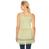 LaBellum by Hillary Scott Women's Lace Layering Tank Top