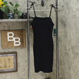 Wild Fable Women's Sleeveless Tie Strap Rib Knit Dress