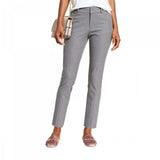 A New Day Women's Skinny High Rise Stretch Crop Trousers Pants Grey 12