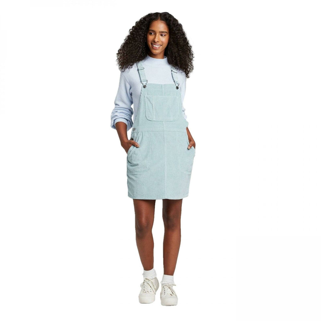 Wild Fable Women's Sleeveless Corduroy Overall Mini Dress Biggybargains Wild Fable Women's Sleeveless Corduroy Overall Mini Dress Biggybargains