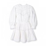 LoveShackFancy for TRGT Women's Talulah Pintuck Yoke Mini Dress