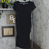 Isabel Maternity by Ingrid & Isabel Short Sleeve T-Shirt Maternity Dress Black S
