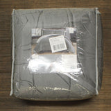 VCNY Micromink Sherpa Queen Size 3-Piece Comforter Set Charcoal Grey