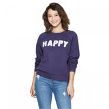 Grayson/Threads Women's Happy Long Sleeve Sweatshirt