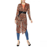 G by Giuliana Women's Petite Printed Slub Hacci Knit Duster Cardigan