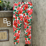 NWT Nina Leonard Womens High Tech Crepe Legging With Zipper Detail. 690189 Large