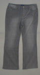 Isaac Mizrahi Live! Women's True Denim Regular Boot Cut Jeans Grey 16
