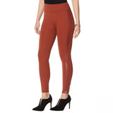 G by Giuliana Women's Jet Set Leggings With Side Stripe Spice Large