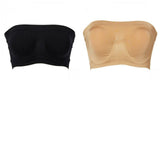 Rhonda Shear Plus Size Seamless Underwire Bandeau Bra