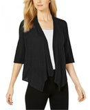 Alfani Women's Petite Linen Open Front Cardigan. 74640P