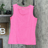 Denim & Co. Women's Clip Dot Long-Sleeve Blouse with Knit Tank Top