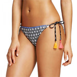 Xhilaration Women's String Bikini Swim Bottom with Tassel Ties XS