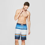 Goodfellow & Co. Men's Striped Swim Board Shorts Trunks