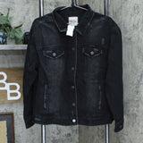 Rachel Hollis Women's Black Denim Jacket