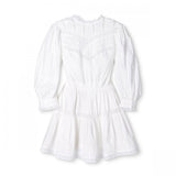 LoveShackFancy for TRGT Women's Talulah Pintuck Yoke Mini Dress