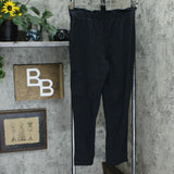 NWT AnyBody Womens Regular French Terry Pants With Paperbag Waist. A367666 XS