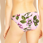 Xhilaration Women's Printed Ribbed Texture Bikini Bottom