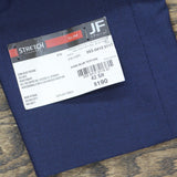 JF J.Ferrar Men's Slim Fit 2-Button Suit Coat Jacket Dark Blue Texture 42S