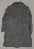 A New Day Women's Plaid Double Breasted Long Wool Coat