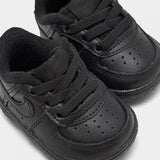 Nike Infant Air Force 1 One Crib Shoes Black 1