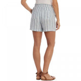 NWT Briggs Women's Smoked Waist Linen Blend Shorts. 1372191 Small