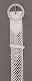 INC International Concepts Women's Woven Braid Wrapped Buckle Belt