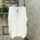 Xhilaration Women's Front Tie Kimono Cover Up