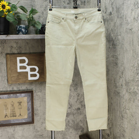 DG2 by Diane Gilman Women's Petite Classic Skinny Jeans Sage Green Petite 8
