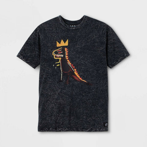 Mad Engine Men's Jean-Michel Basquiat Short Sleeve Graphic T-Shirt