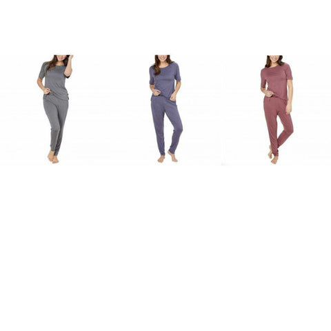Calvin Klein Underwear Women's Motive T-Shirt Jogger Lounge Pajama Set