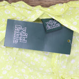 Wild Fable Womens Floral Print Sleeveless Tiered Swing Dress 51645A0001 Yellow L