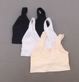 Rhonda Shear 3 Pack Jacquard Ahh Bra With Removable Pads Neutrals Small