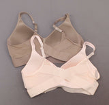 Rhonda Shear Women's Plus Size 2 Pack Molded Cup Bras With Mesh Back Detail