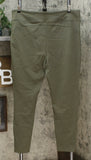 G by Giuliana G By Women's Jet Set Leggings with Side Stripe Dark Olive 2X Tall