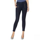 G by Giuliana Women's G-Sculpt Skinny Ankle Jeans With Buttons